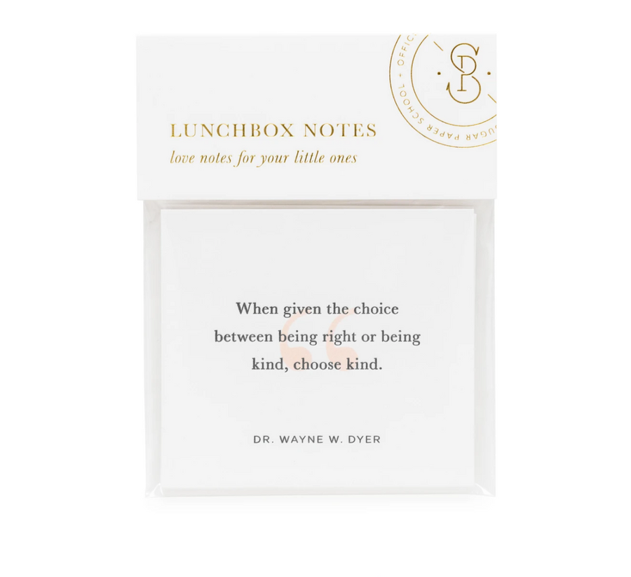 Lunchbox notes - inspirational quotes