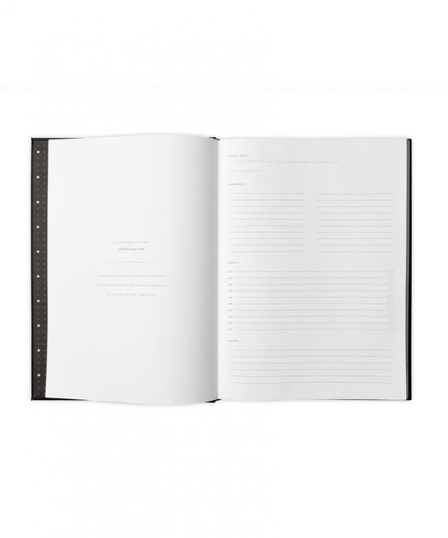 A4 vegan leather hardcover journal