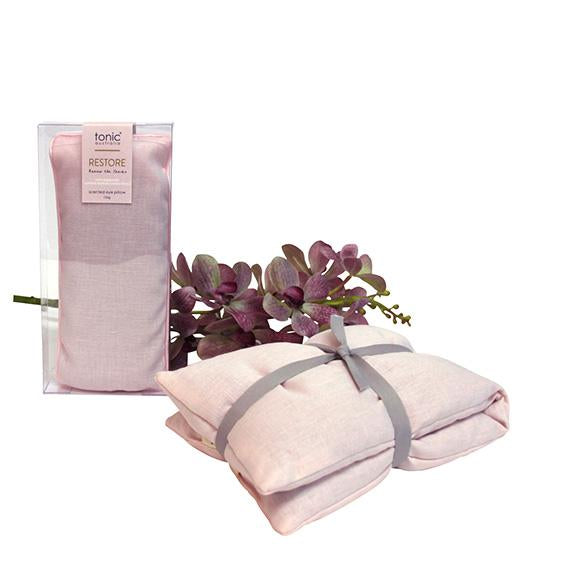 Linen heat pillow - Blush