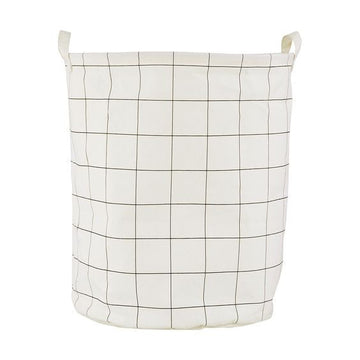 Large Grid Laundry Bag