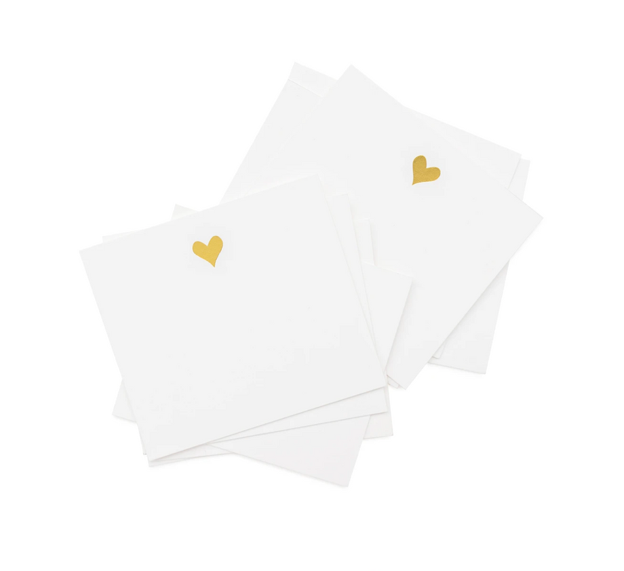 Lunchbox notes - gold hearts