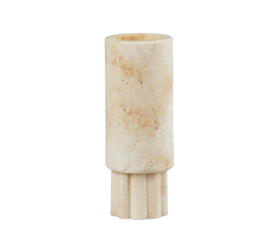 Travertine Column vase