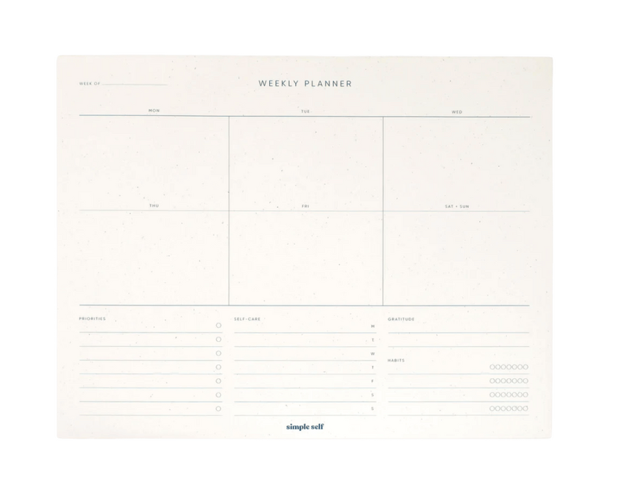 Weekly Planner Notepad