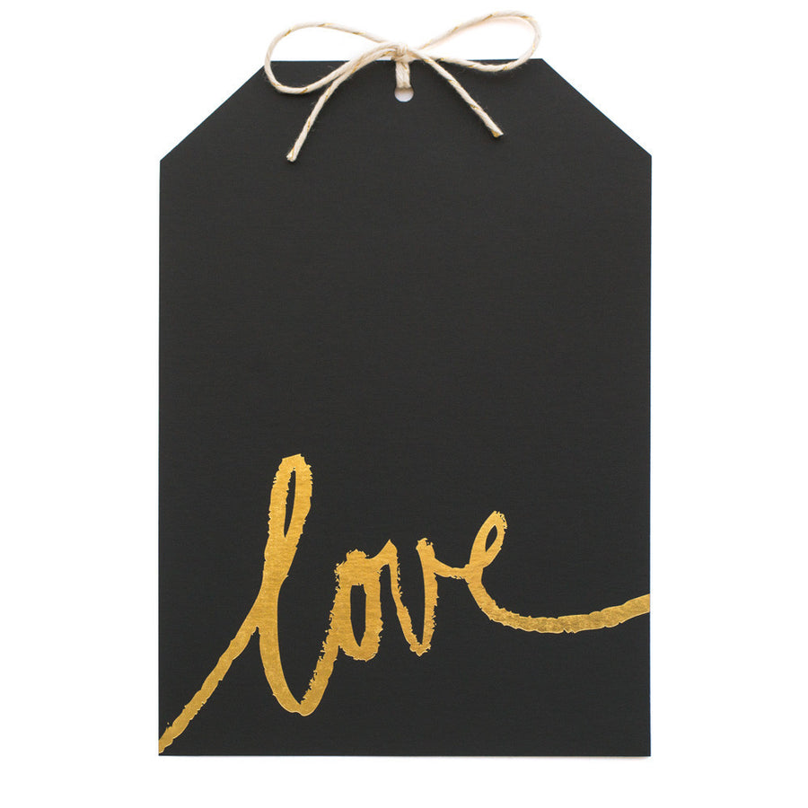 Large Love Tag