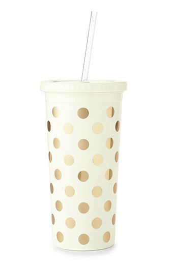 kate spade new york® gold dots tumbler