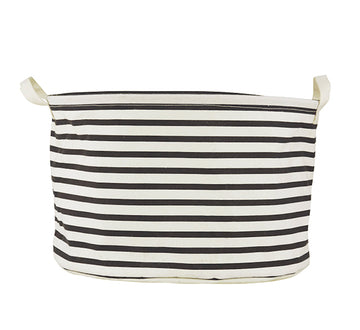 Striped Laundry Bin