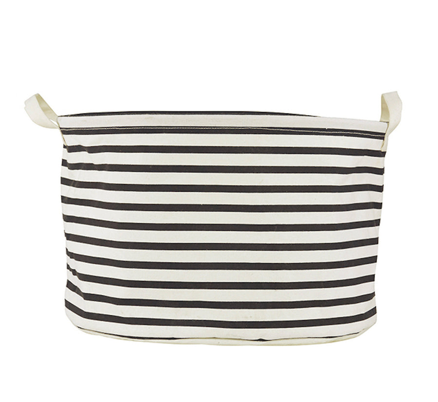 Striped Laundry Bin