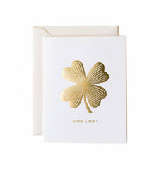 Good Luck Clover Greeting Card
