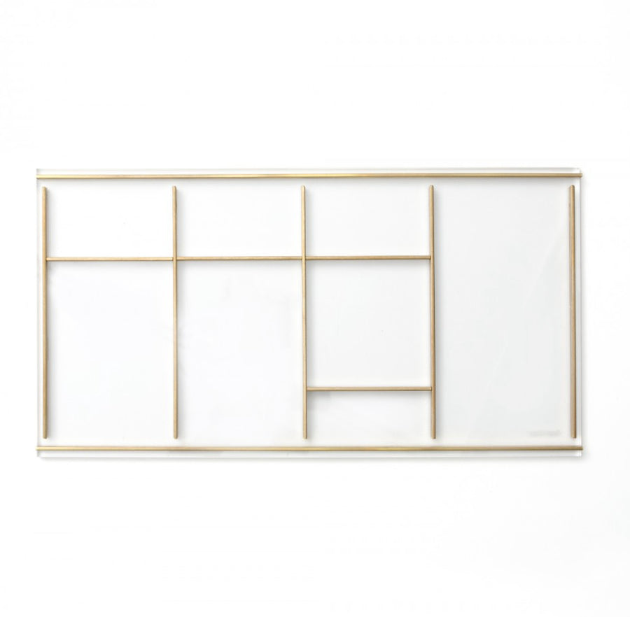 Acrylic desk tray