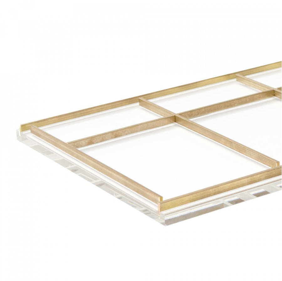Acrylic desk tray