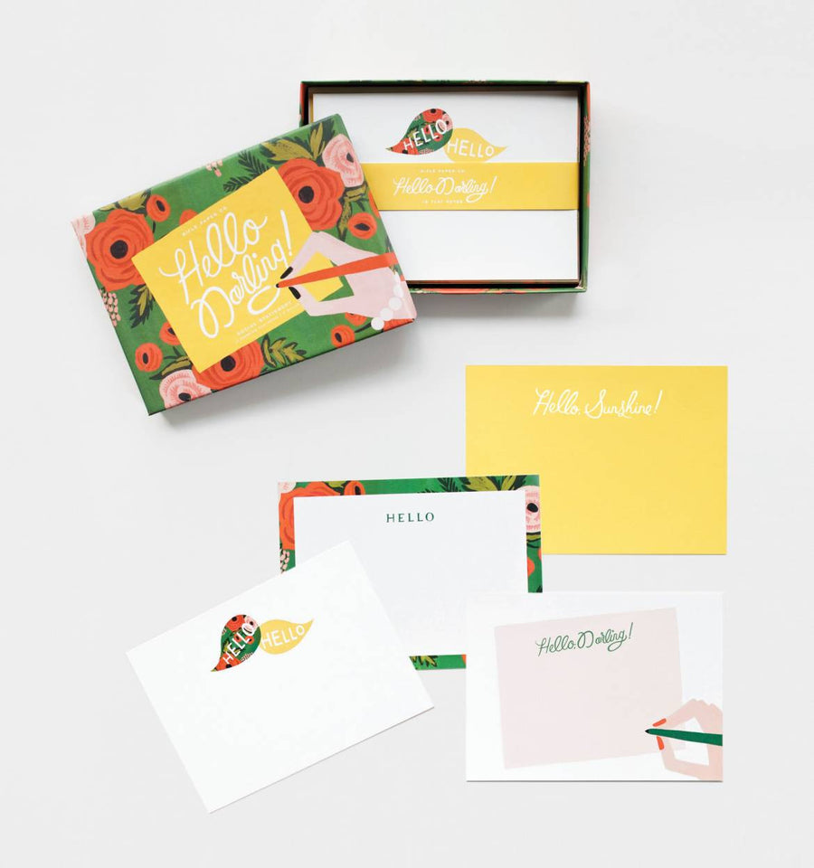 Hello Darling! Social Stationery Set