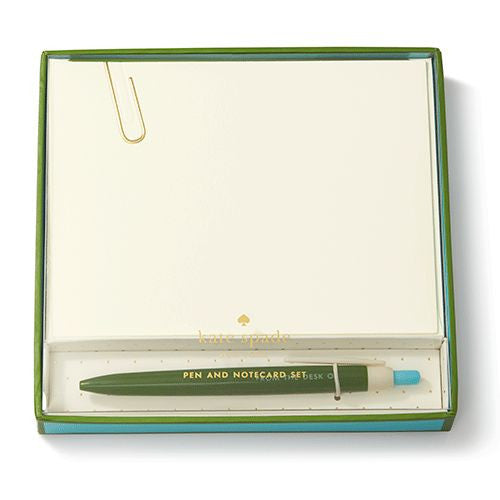 Pen and Notecard Set