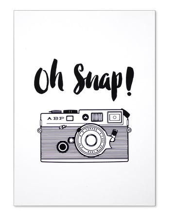 Oh snap print