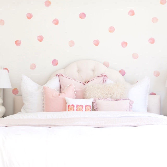 Pink Watercolor Wall Decal