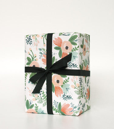 Wildflower gift wrap